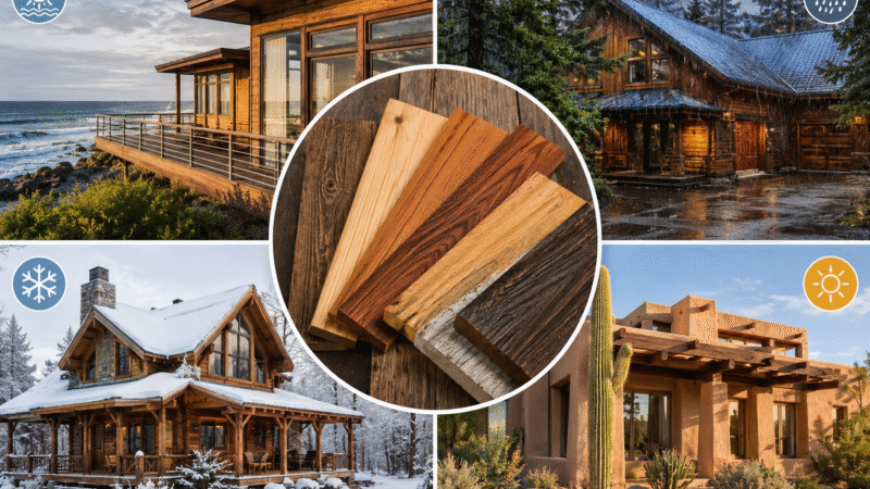 How to Choose the Right Exterior Wood for Your Climate